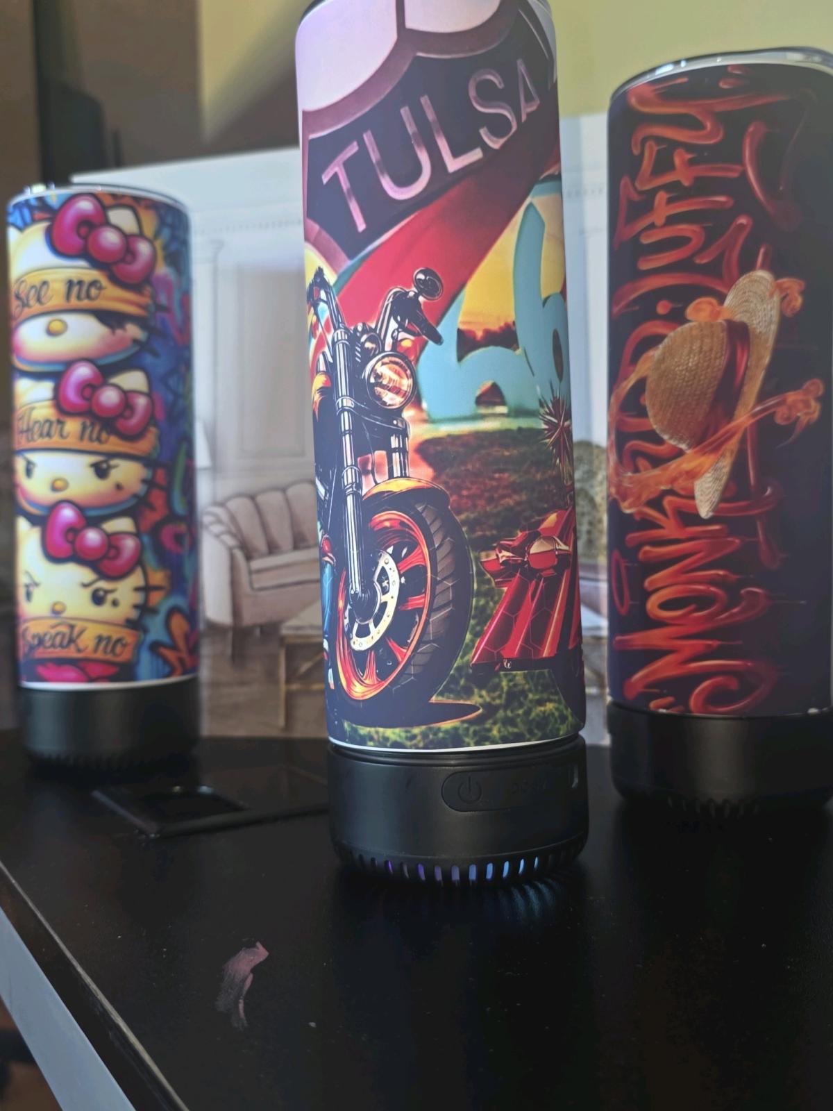 Bluetooth speaker tumbler cups - Tulsa, Oklahoma - FleaMarketBay