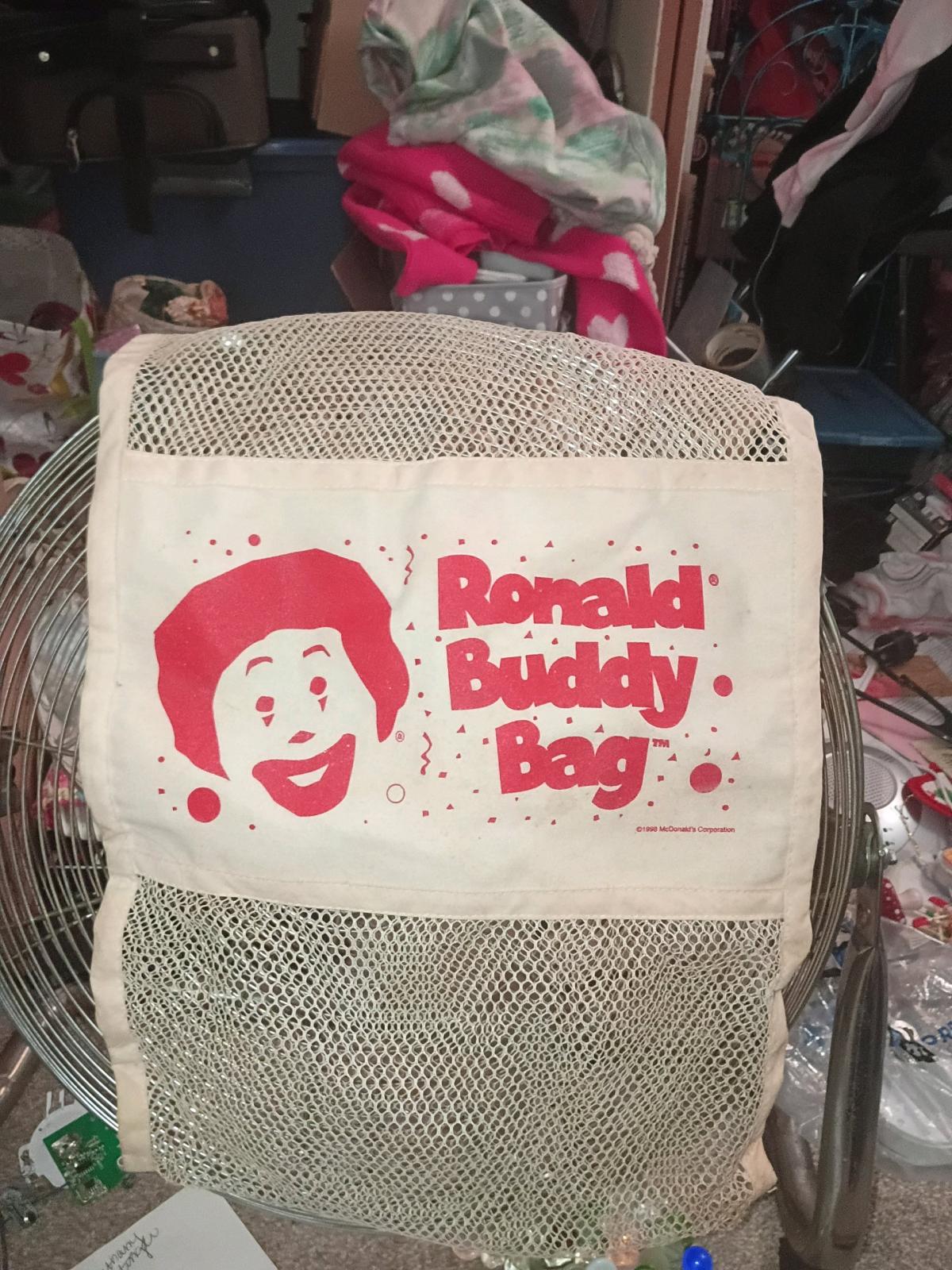 Ronald McDonald mesh bag 20 inches by 12 in - Manilla, Indiana - FleaMarketBay