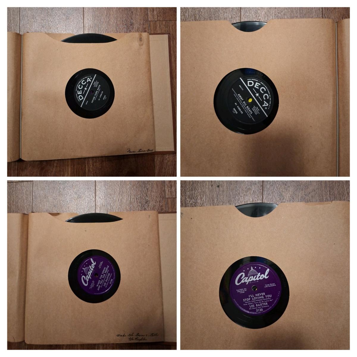 Original VINTAGE 50s 10inch 78rpm double sided vinyls AND - Reno, Nevada - FleaMarketBay