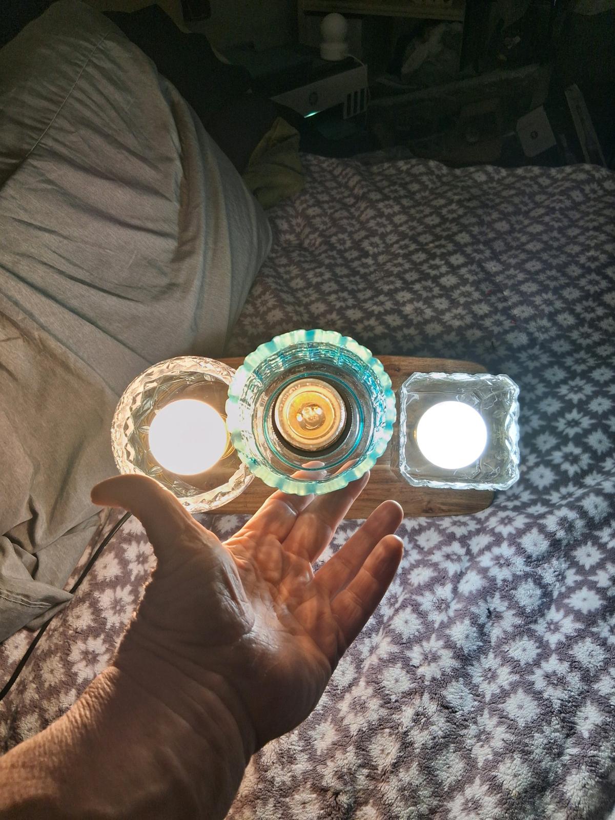 Custom Glass Bottle Elegant Light Fixture - Chino, California - FleaMarketBay