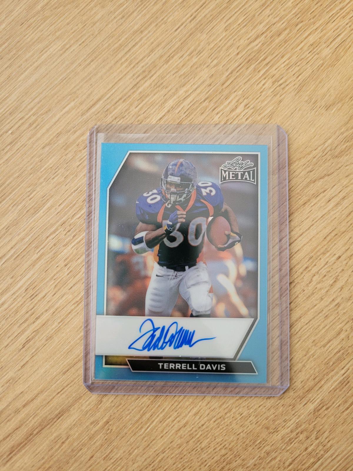 Terrell Davis Autographed card - Allentown, Pennsylvania - FleaMarketBay