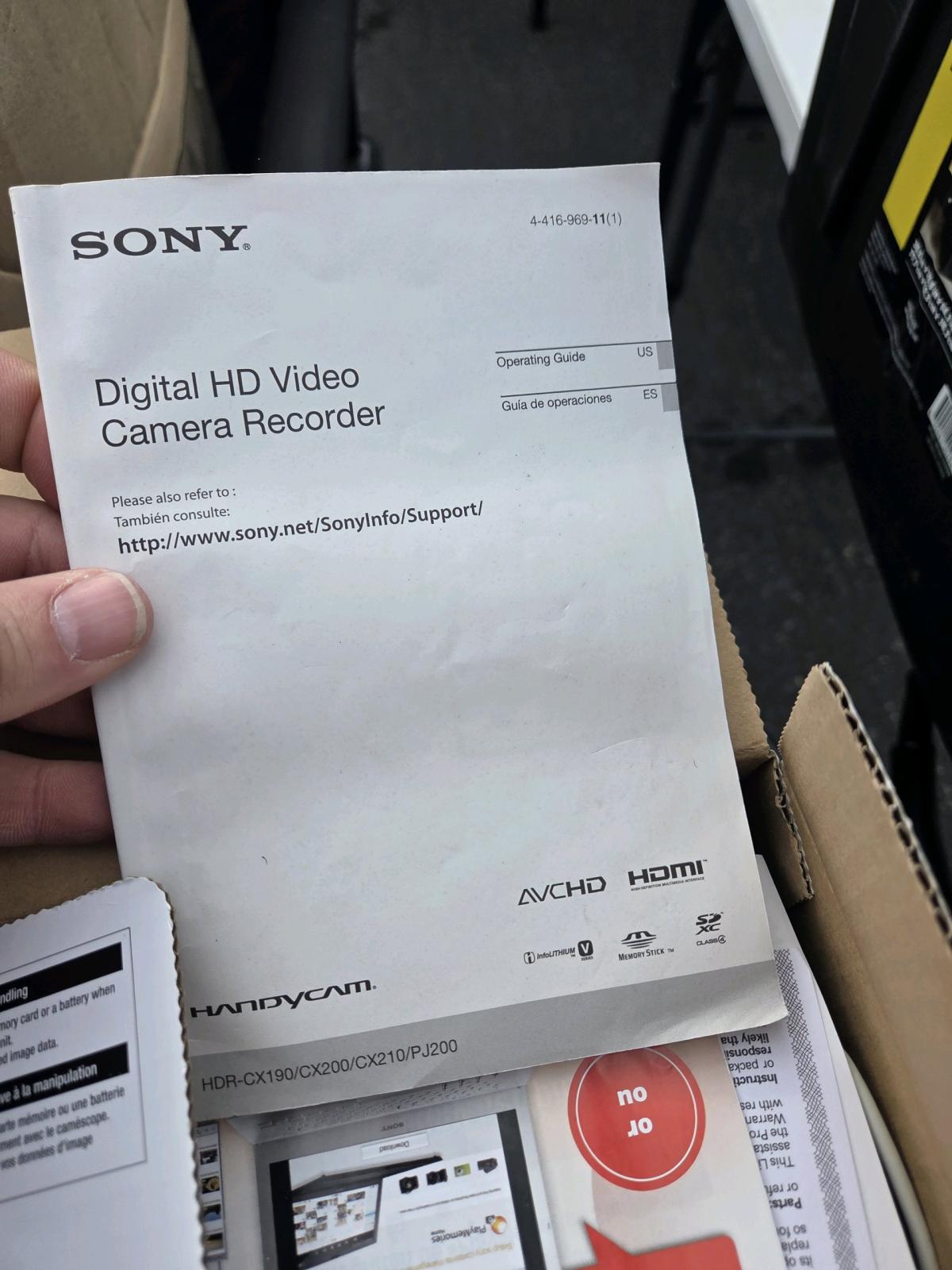 Sony HD Handycam - Lansdale, Pennsylvania - FleaMarketBay