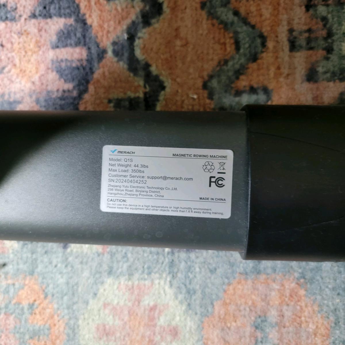Merach Rowing Machine model Q1S 350lb capacity like new - Rockford, Illinois - FleaMarketBay