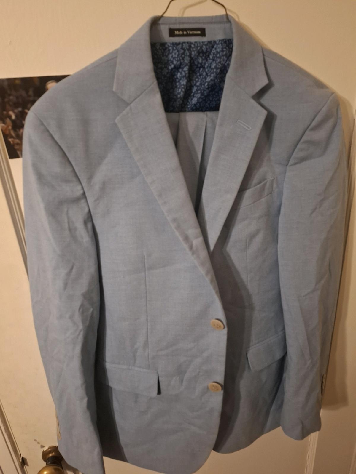 blue suit jacket and pants from egaras - Lincoln, Nebraska - FleaMarketBay
