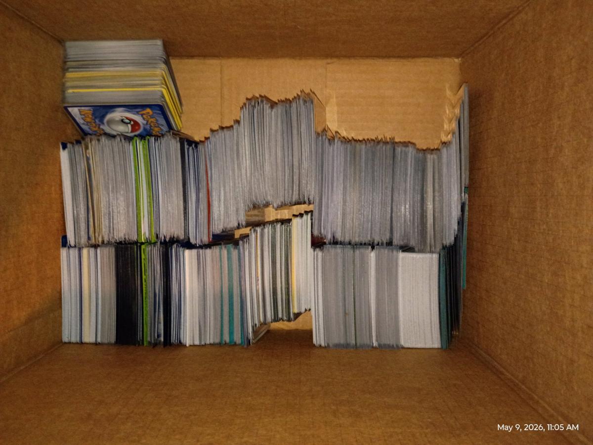 pokemon cards binder full and big box - Edgewater, Florida - FleaMarketBay