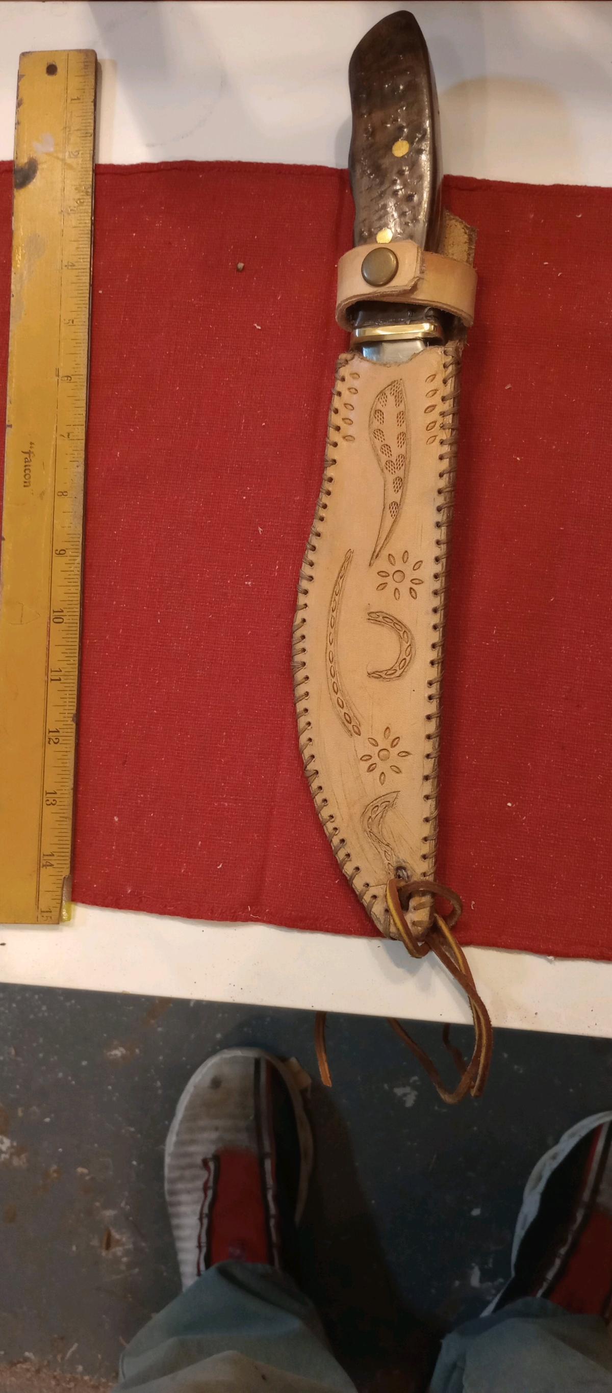 handmade hunting camping knife - Adams, Kentucky - FleaMarketBay