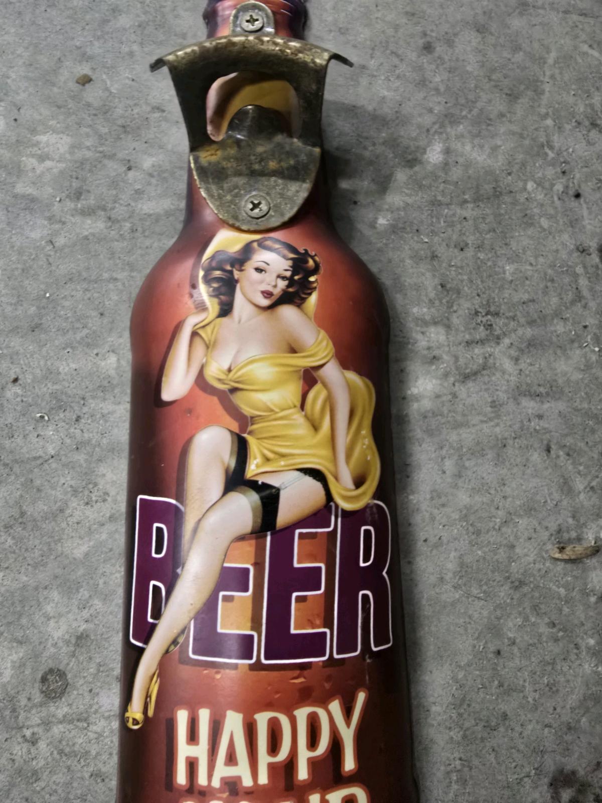 1940 metal bottle opener - Clarkrange, Tennessee - FleaMarketBay