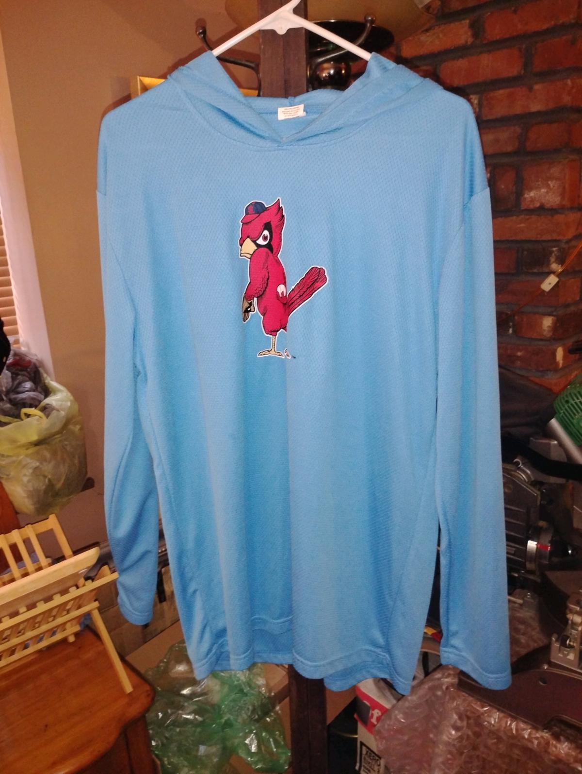 Light Blue long sleeve STL Cardinals hoodie size XL - Ballwin, Missouri - FleaMarketBay