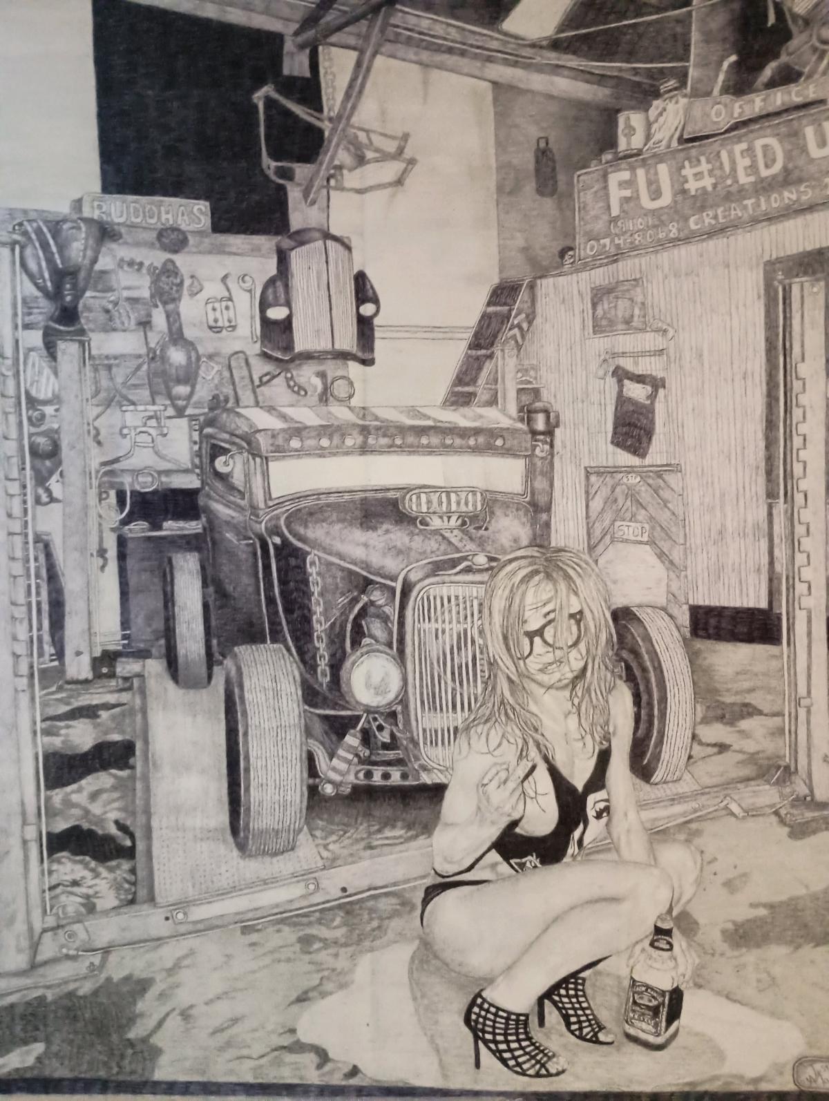 self learned prison artist and tattoo artist - Carolina Beach, North Carolina - FleaMarketBay