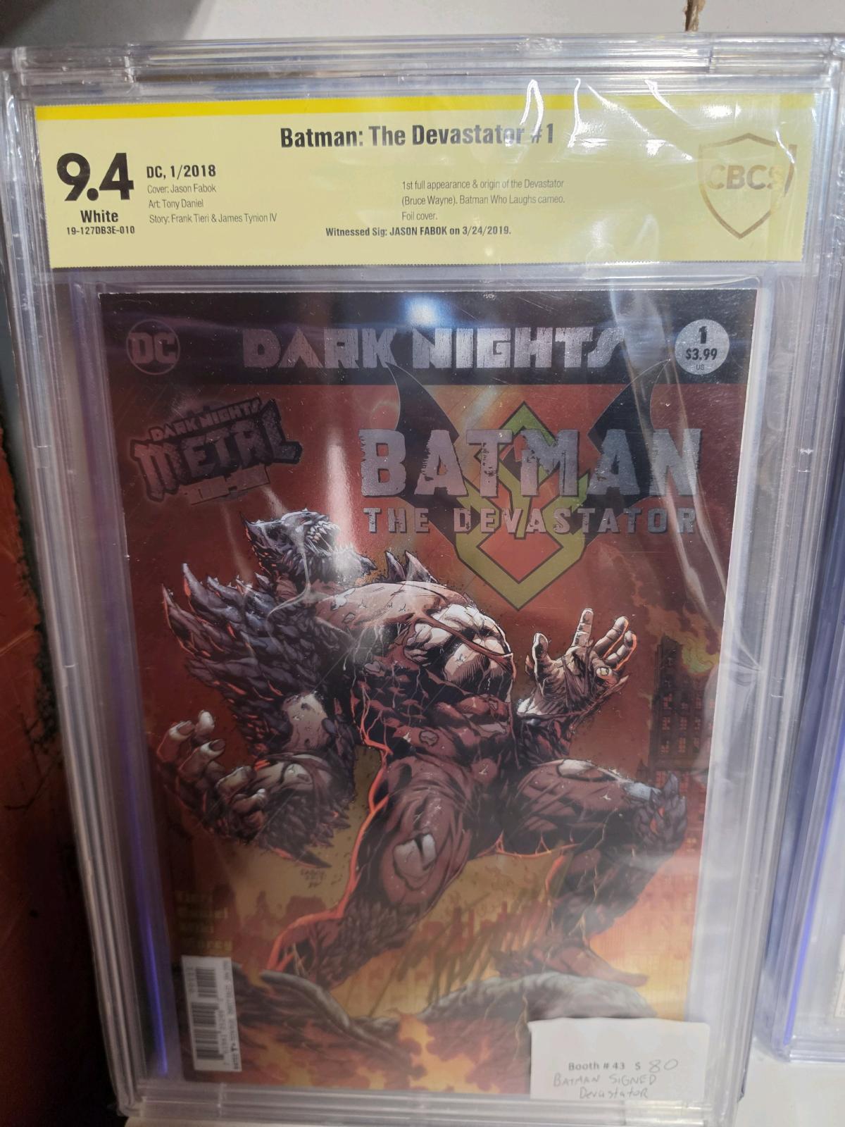 Batman The Devastator 1 Comic Book Graded 94 - Addison, Illinois - FleaMarketBay
