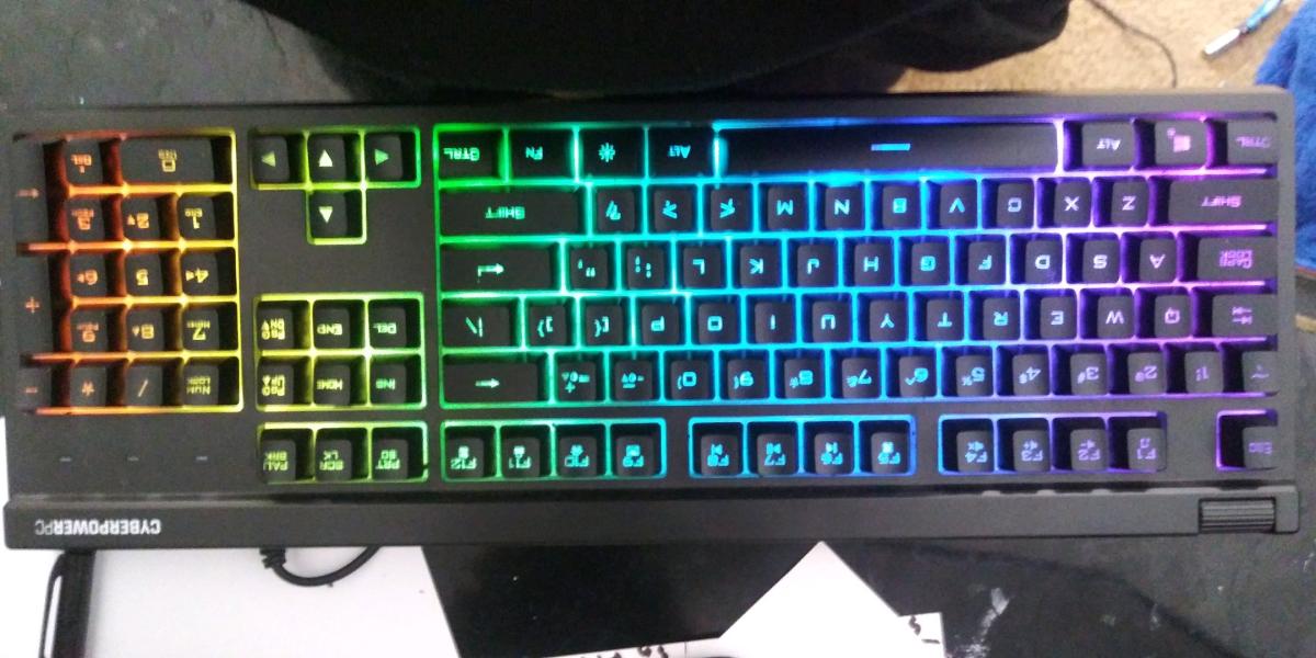 rub led multimedia USB wired gaming keyboard - Fort Wayne, Indiana - FleaMarketBay