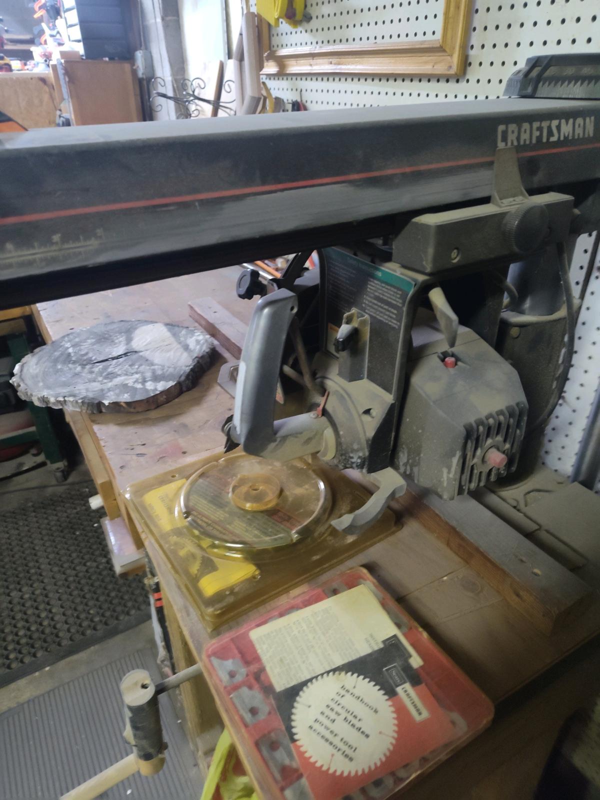 Craftsman 10in radial arm with dado and molding cutterssaw - Vineland, New Jersey - FleaMarketBay