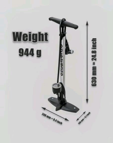 Venzo High Pressure Bicycle Pump - Salt Lake City, Utah - FleaMarketBay