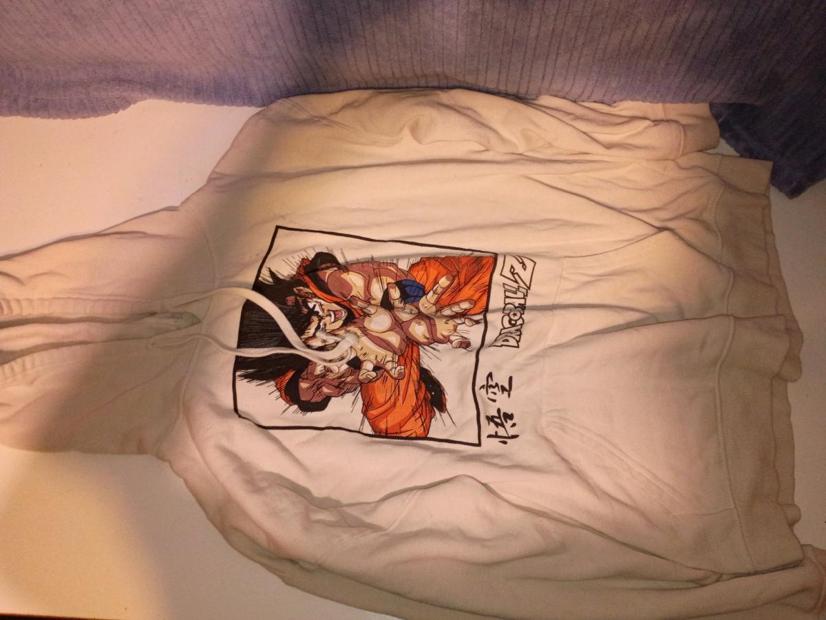 dragon ball z white hoodie - Powder Springs, Georgia - FleaMarketBay