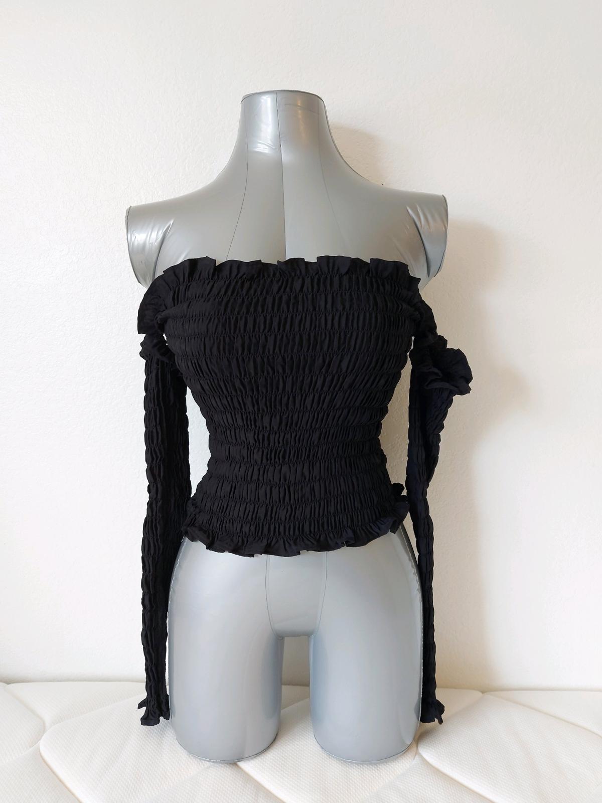 Handmade luxury black top by Olivia Rose Havelock OneAddingt - Rosemead, California - FleaMarketBay