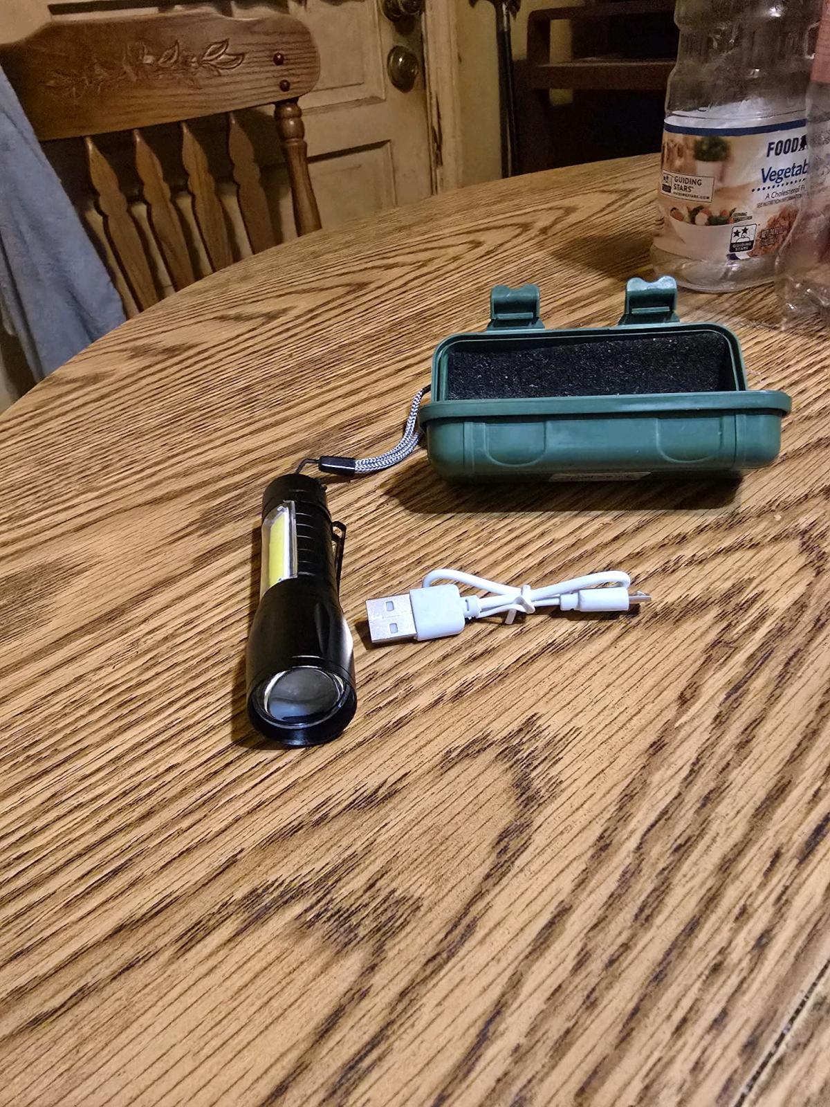 LED flashlight with case - High Point, North Carolina - FleaMarketBay