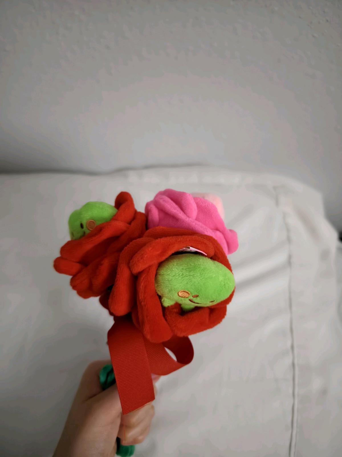 Frog Plushie rose bouquet - Rosemead, California - FleaMarketBay
