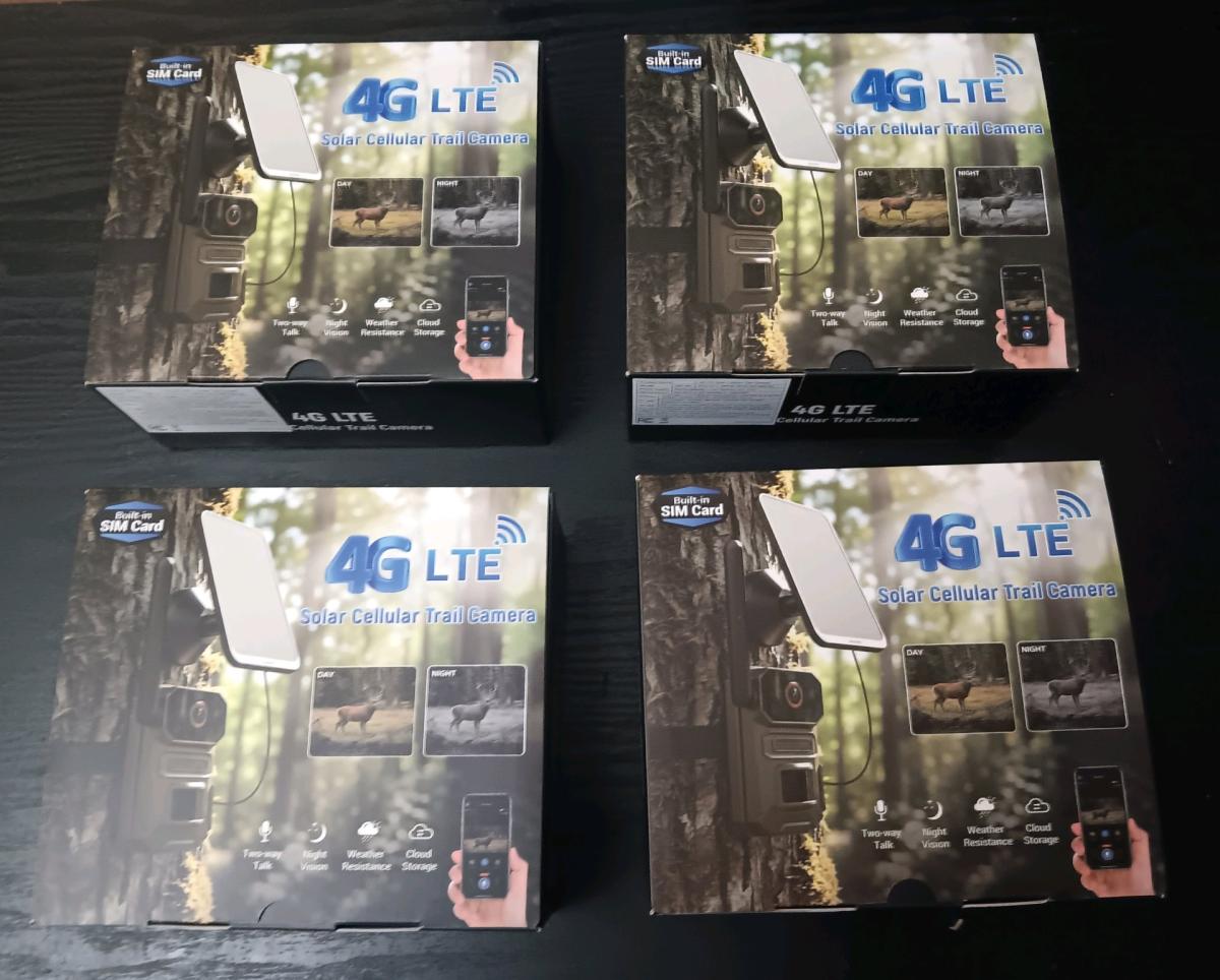 4GLTE SOLAR CELLULAR TRAIL CAMERA - Bronx, New York - FleaMarketBay