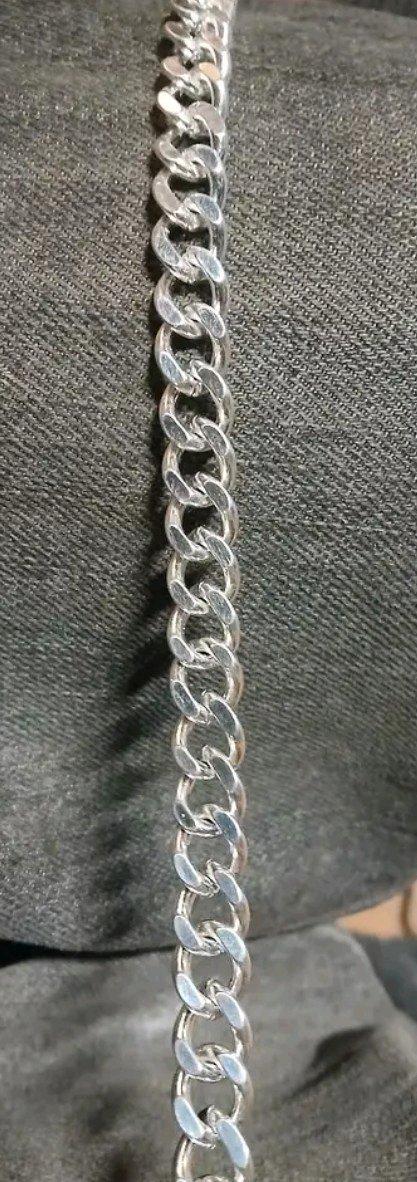 Brand New 9mm 925 Silver Cuban Link 22 Inches Long 925 - Grayson, Georgia - FleaMarketBay
