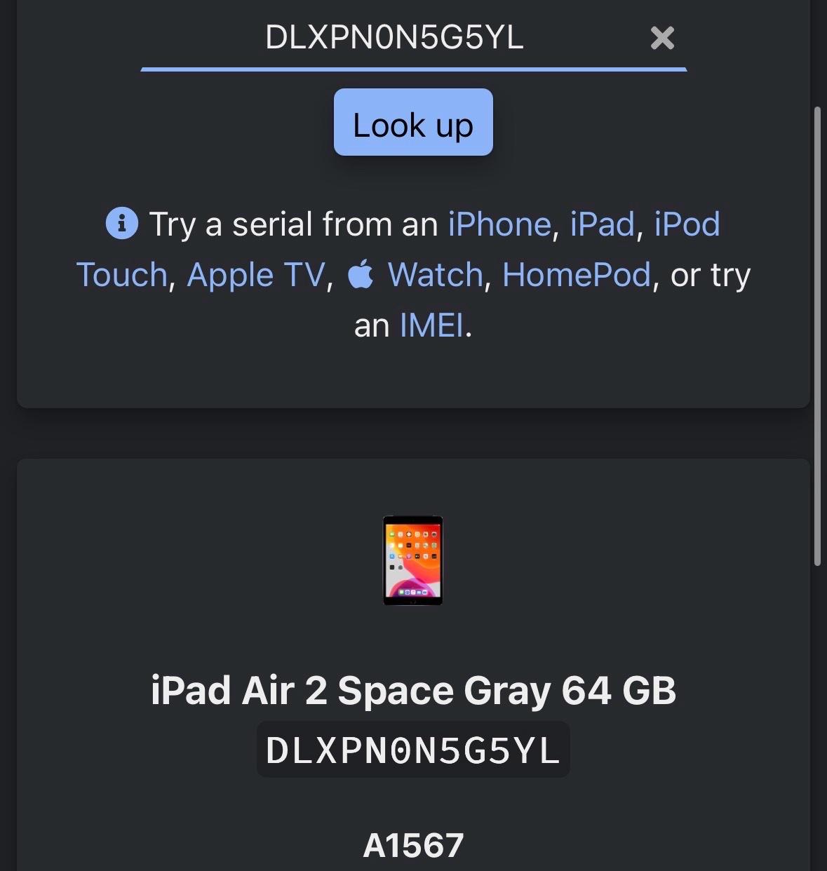 iPad Air 2 Space Gray 64 GB - Artesia, California - FleaMarketBay