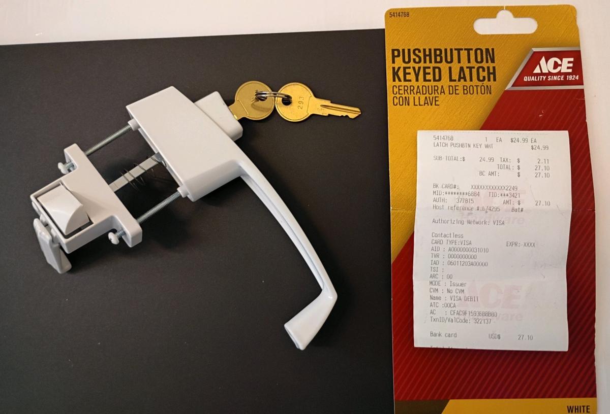 Push Button Keyed Latch - Salt Lake City, Utah - FleaMarketBay