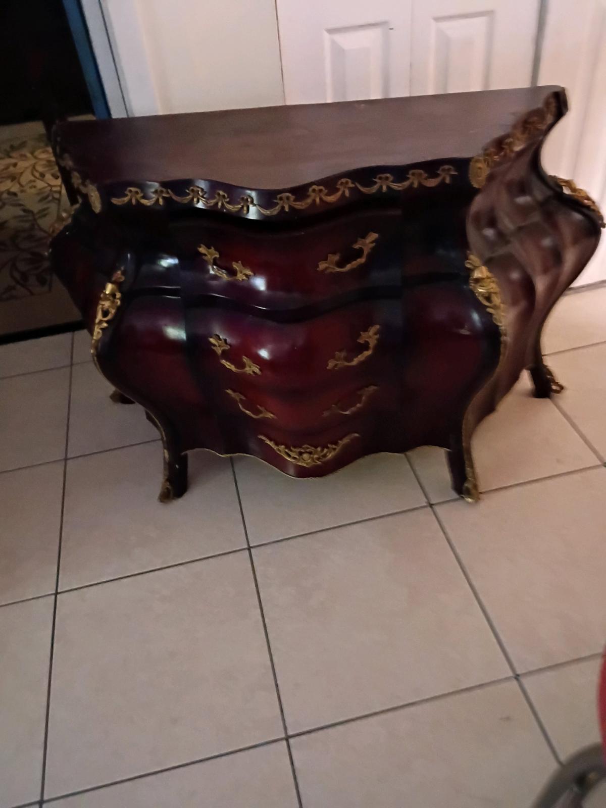 rare deal ancient bombe Louis xv chest here - Tampa, Florida - FleaMarketBay