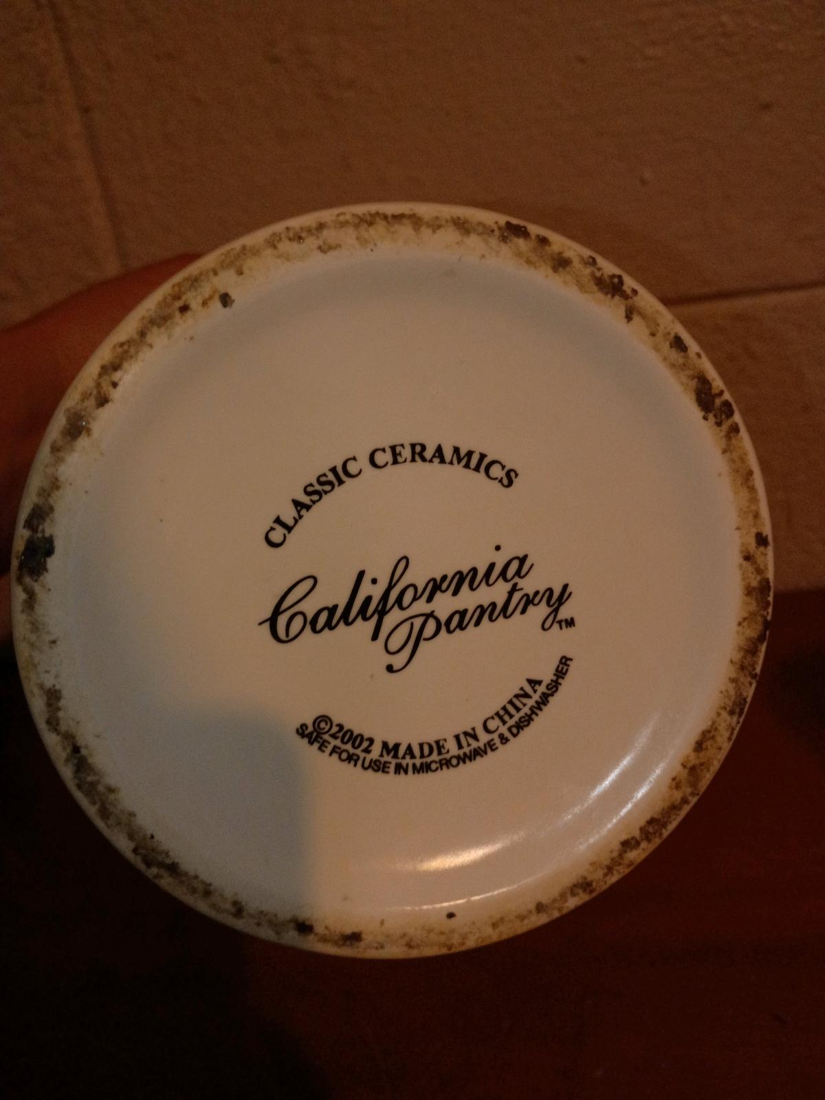 2002 California Pantry Classic Ceramics Wine Chiller - Powder Springs, Georgia - FleaMarketBay