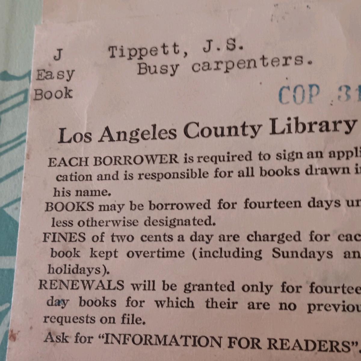 Busy Carpenters - Carson, California - FleaMarketBay