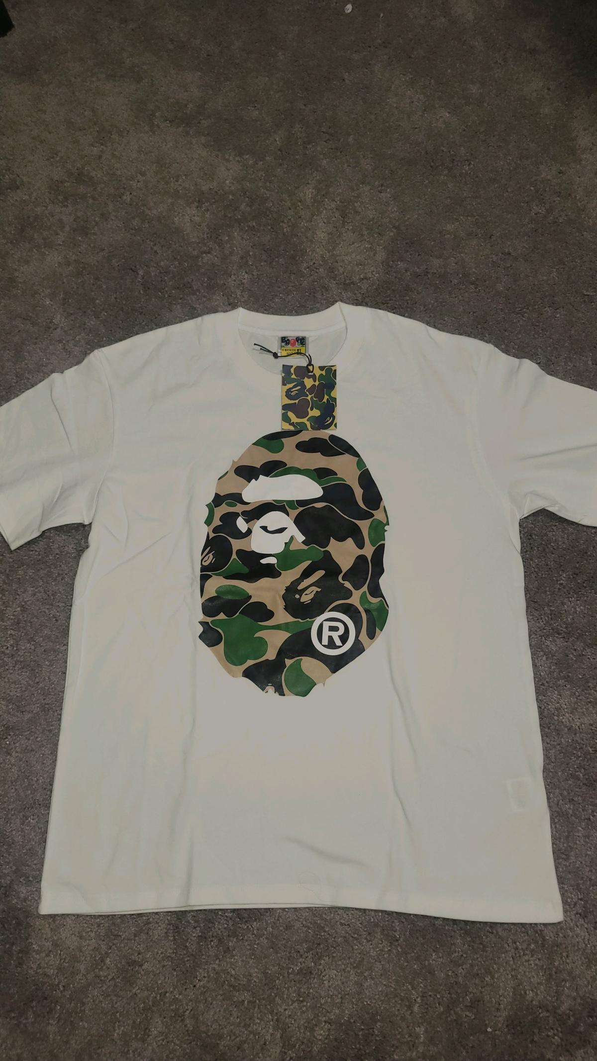 White bape tee - Atlanta, Georgia - FleaMarketBay