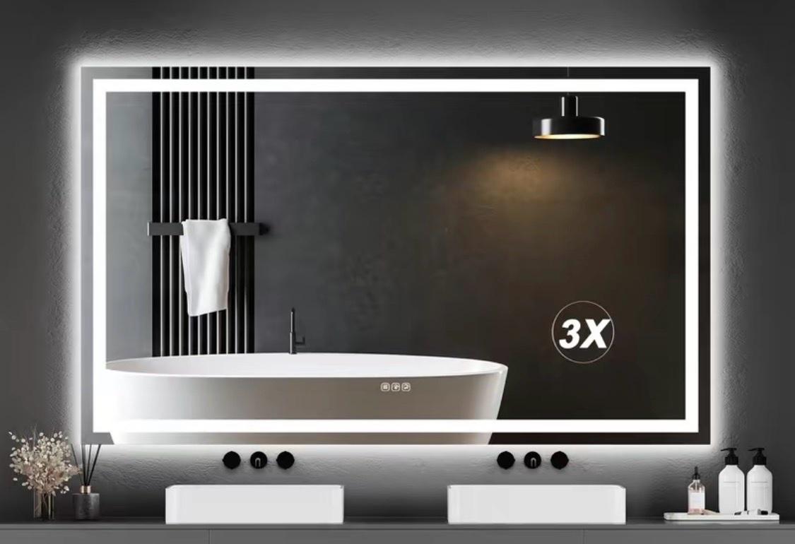 60x36 LED Bathroom Mirror WallMounted Vanity Mirror - Pataskala, Ohio - FleaMarketBay