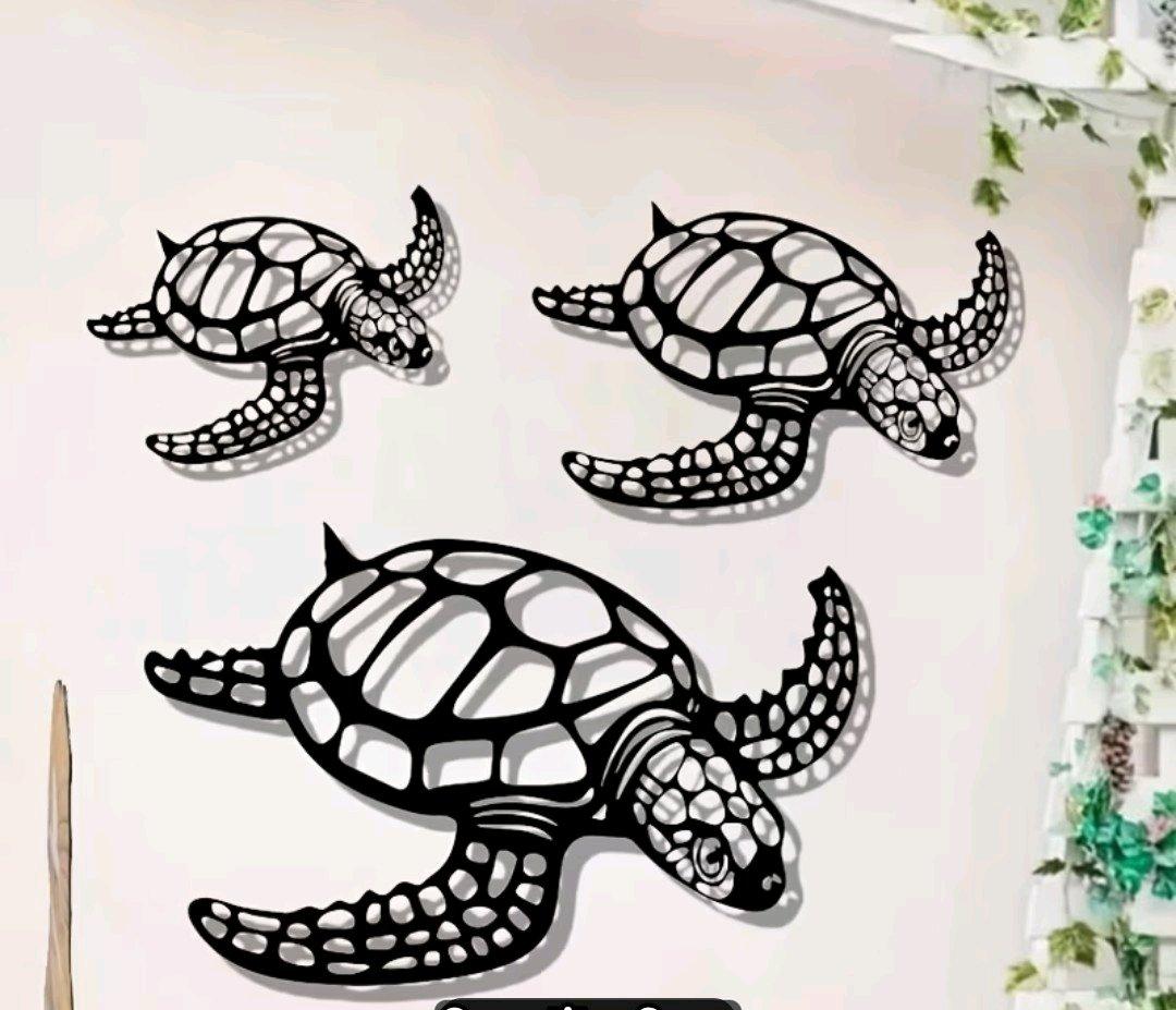 Set of Three Turtles Wall Decor - Palm Bay, Florida - FleaMarketBay