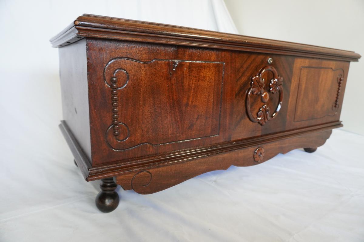 Vintage Cedar Lined Hope Chest | Solid Cedar Blanket Chest | Storage Trunk - , California - FleaMarketBay