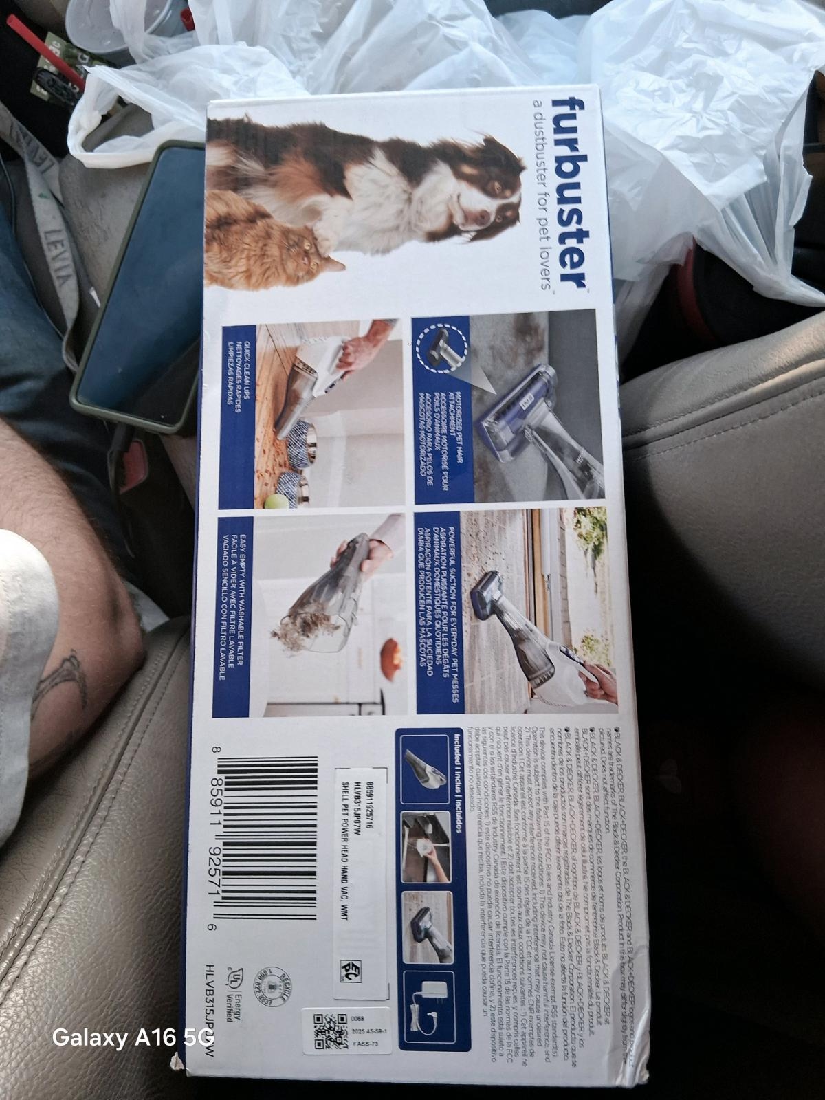 BlackDecker furbuster vacuum 100 dollars obo never been open - Sparks, Nevada - FleaMarketBay
