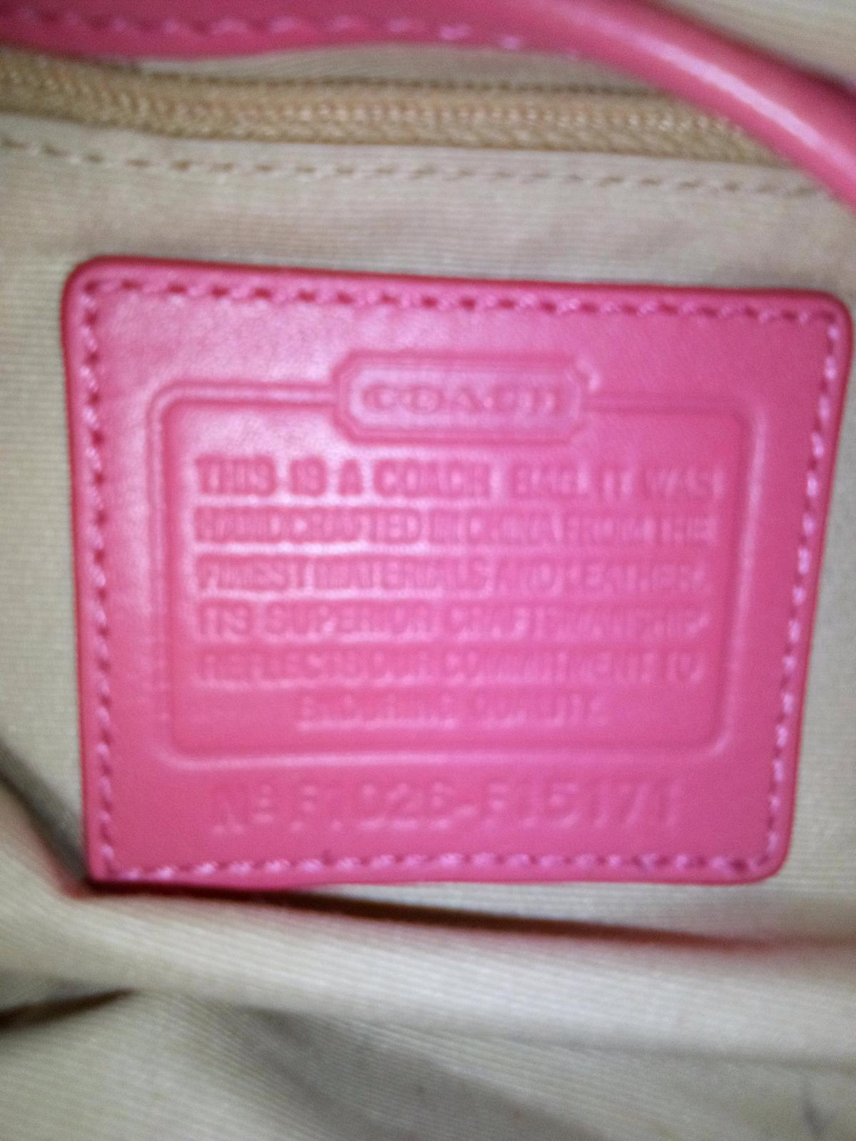 ladies Coach pink and tan purse - Sugar Land, Texas - FleaMarketBay