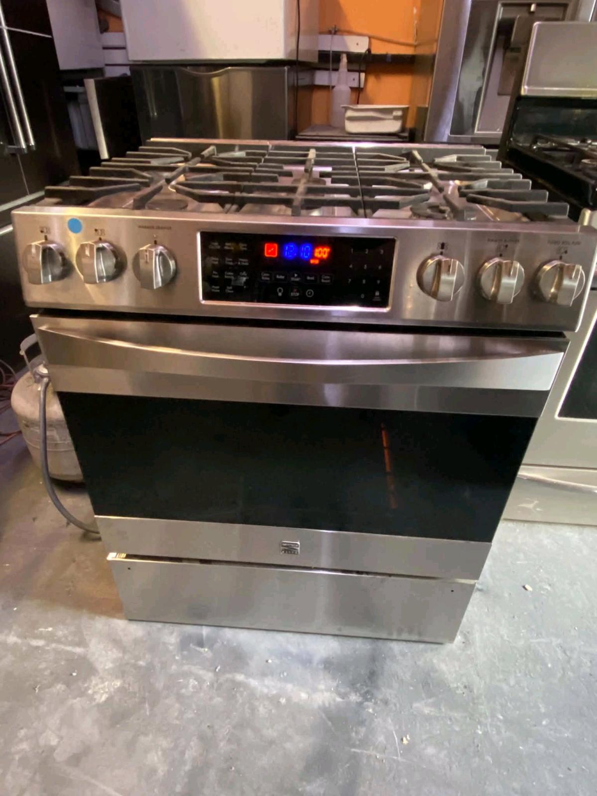 STOVE KENMORE 5 BURNERS FLAT ACERO INOXIDABLE - Los Angeles, California - FleaMarketBay