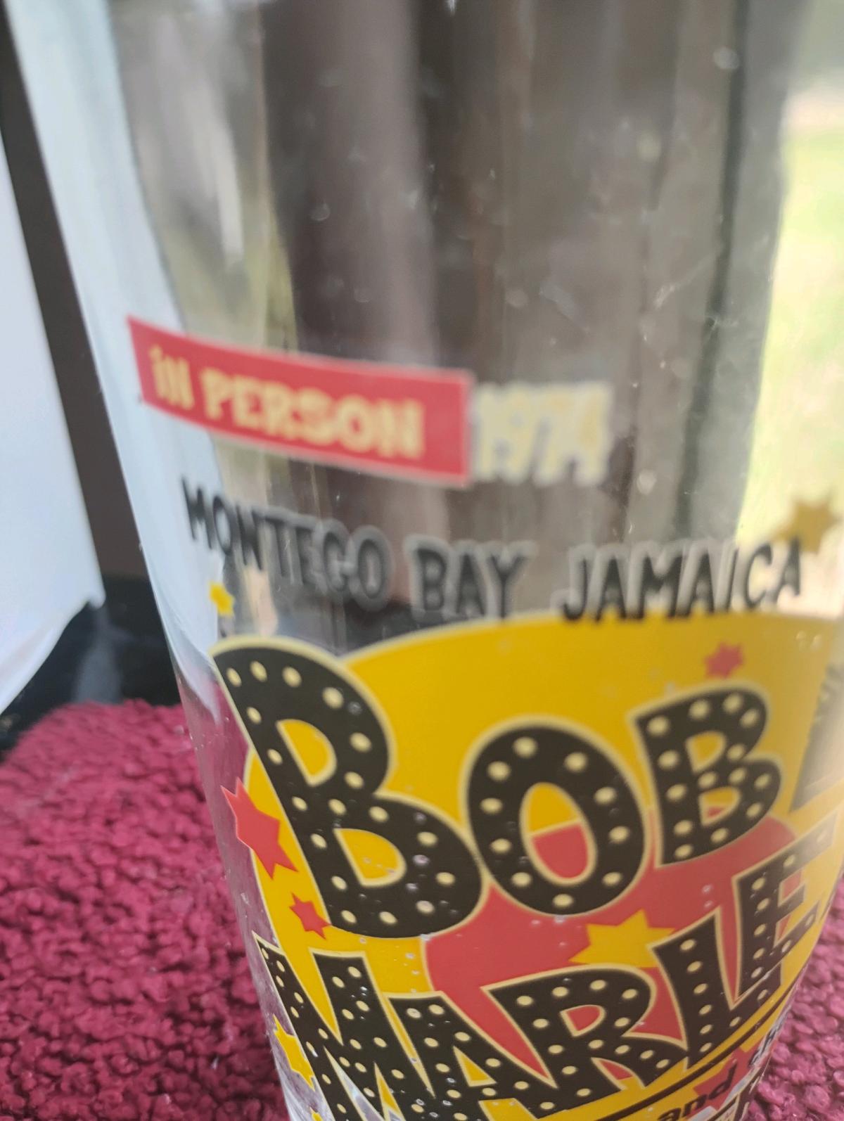 A 1974 Vintage Bob Marley Tall Glass - Swansea, South Carolina - FleaMarketBay