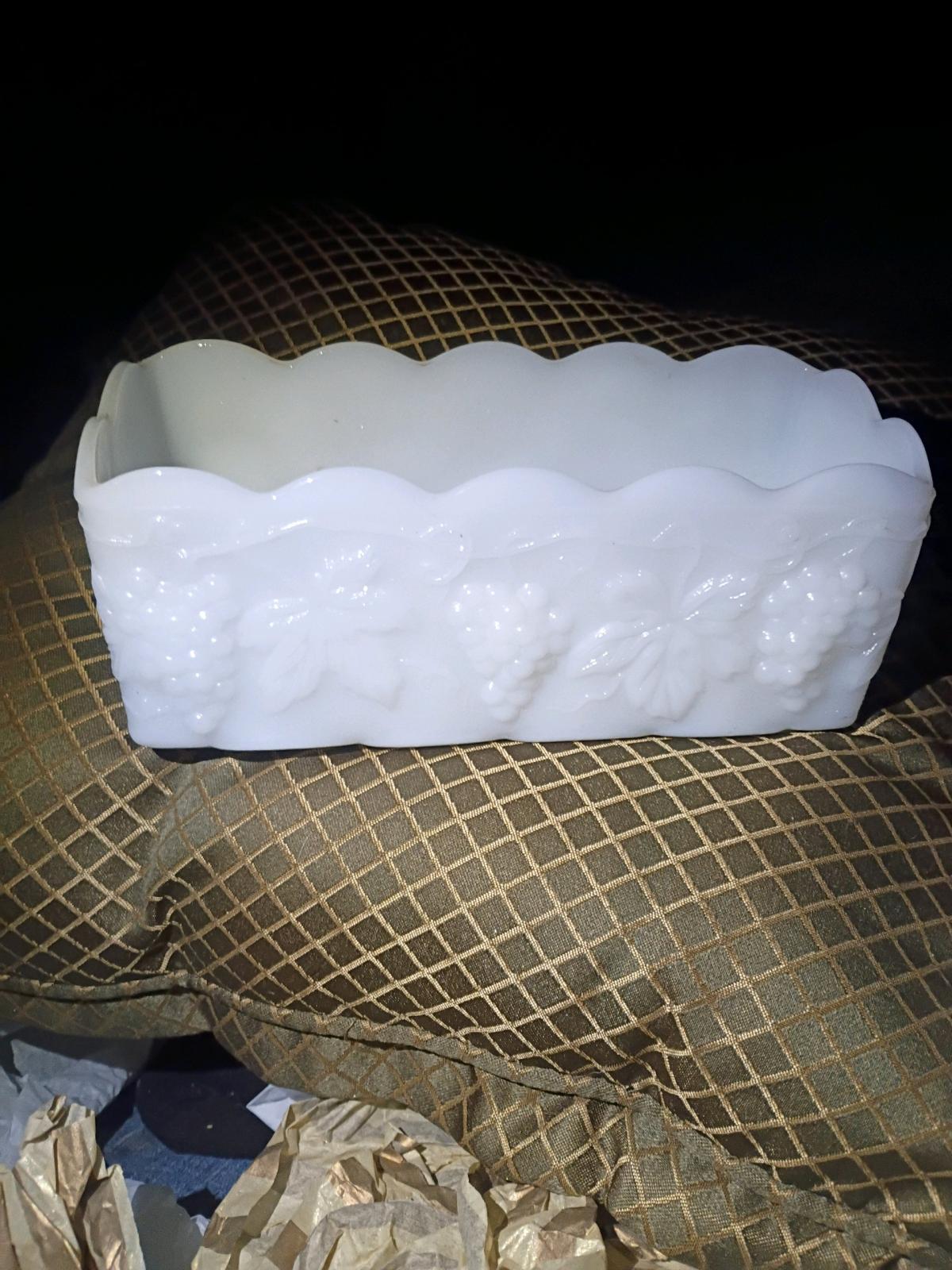 Vintage Anchor Hocking Fire King Milk glass - Winfield, Kansas - FleaMarketBay