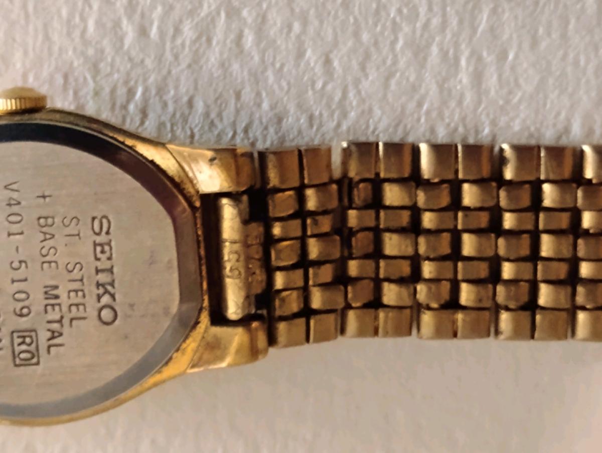 vintage gold tone womens Seiko wristwatch - Magazine, Arkansas - FleaMarketBay