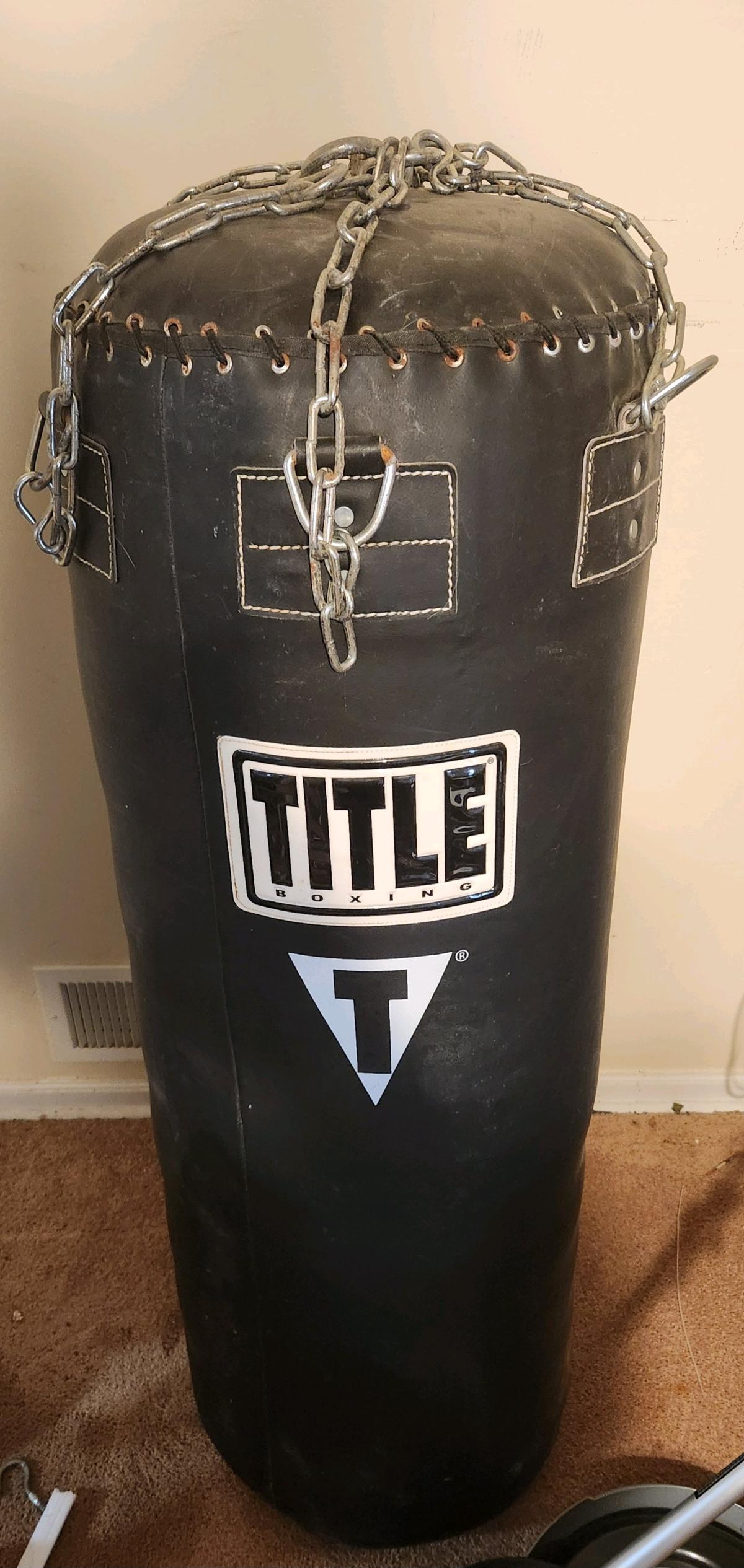 Title Boxing leather heavy bag - Kansas City, Missouri - FleaMarketBay