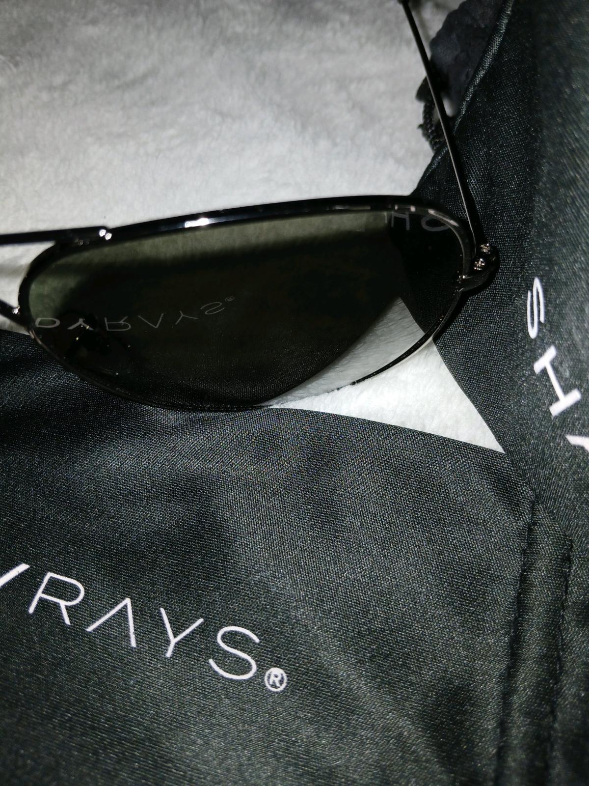 Shady Rays Polarized Sunglasses Black Aviator Metal Frame - Crystal Lake, Illinois - FleaMarketBay