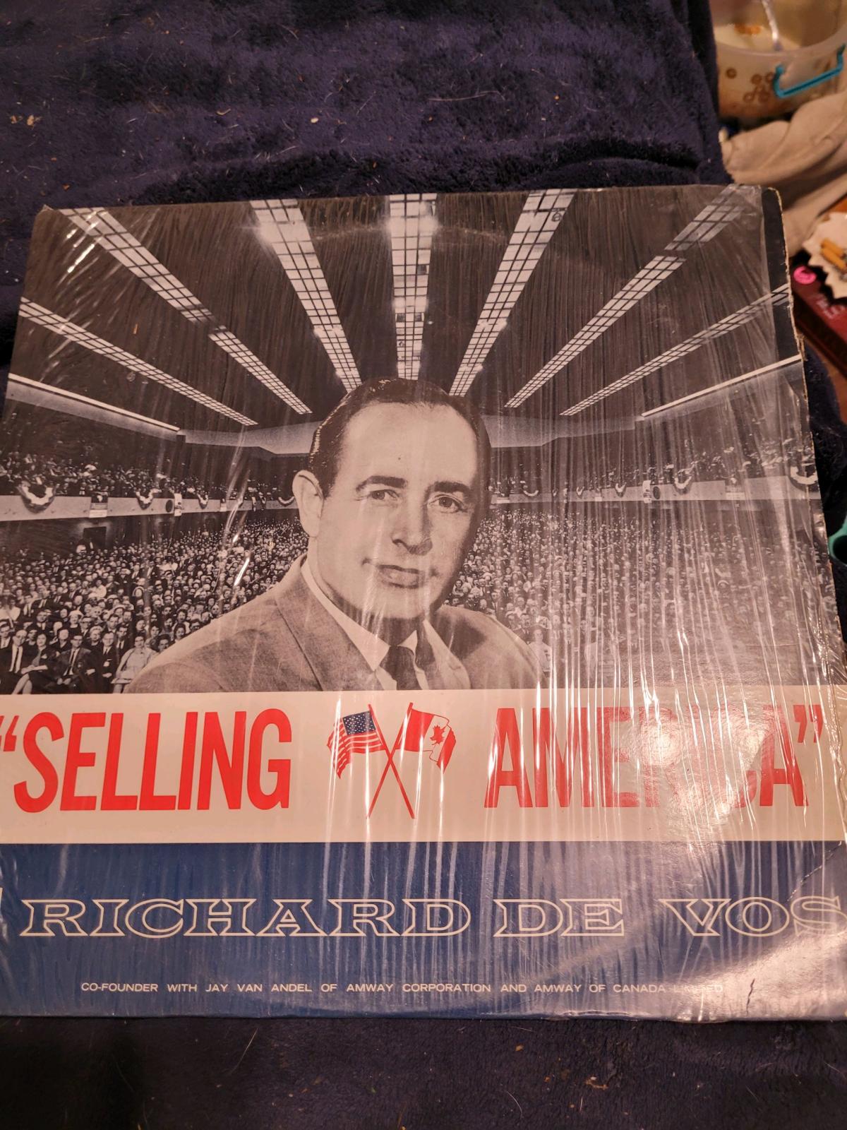 Selling America Richard devos Vinyl record - Blue Earth, Minnesota - FleaMarketBay
