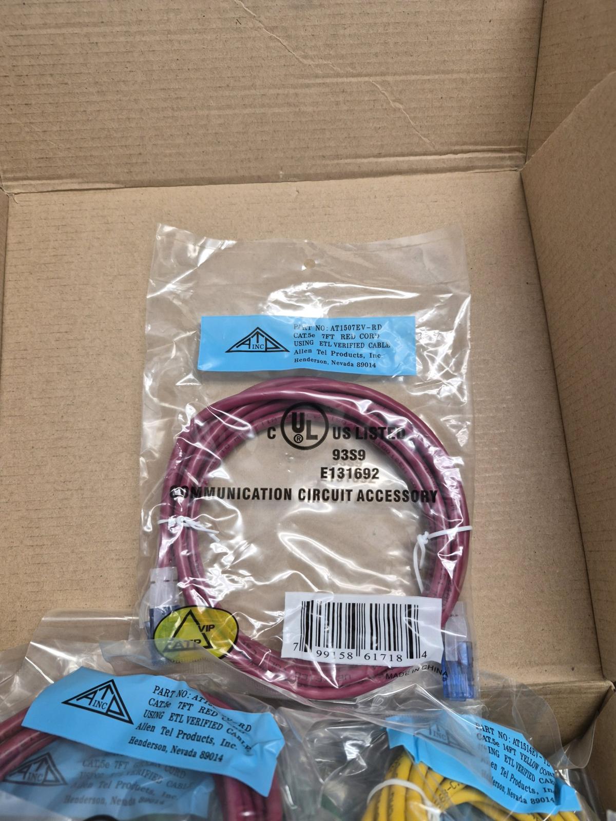Lot of 21 ETL VERIFIED CABLE Muti Colors - Franklin, Ohio - FleaMarketBay