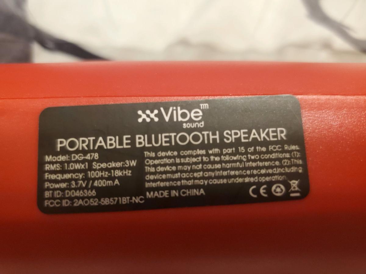 portable wireless Bluetooth speaker - Bradford, Pennsylvania - FleaMarketBay