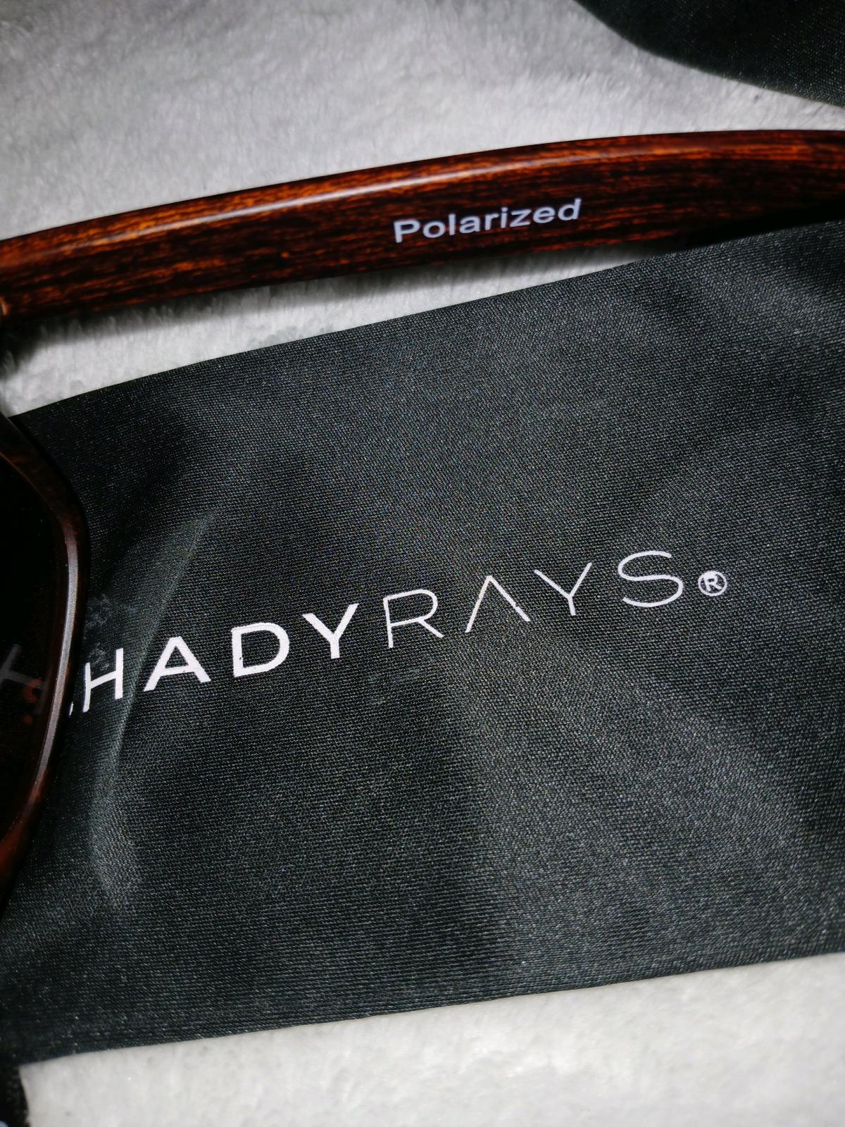Shady Rays Polarized Sunglasses Wood Grain Frame Brown - Crystal Lake, Illinois - FleaMarketBay