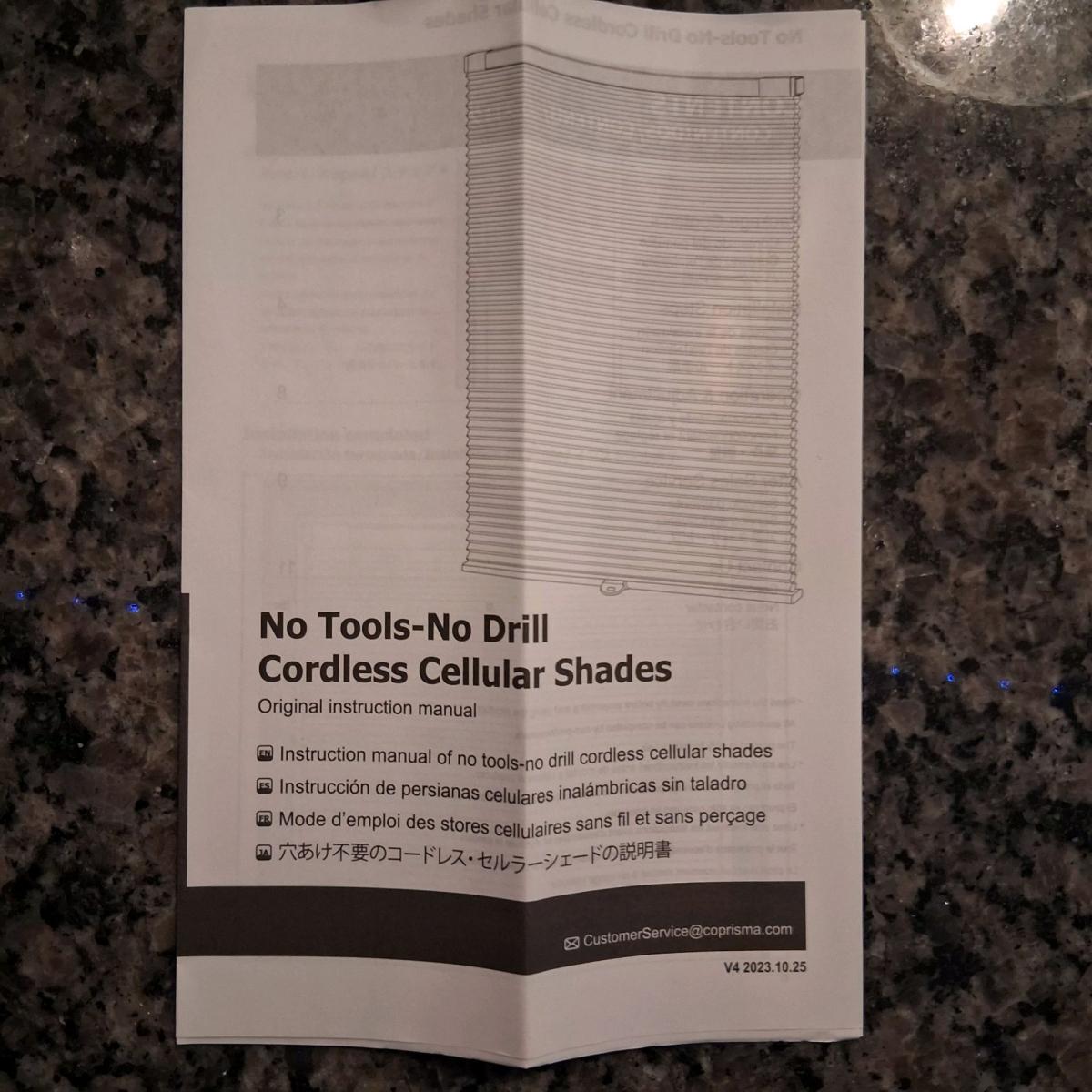 No ToolsNo Drill Cordless Cellular Shades - Gastonia, North Carolina - FleaMarketBay