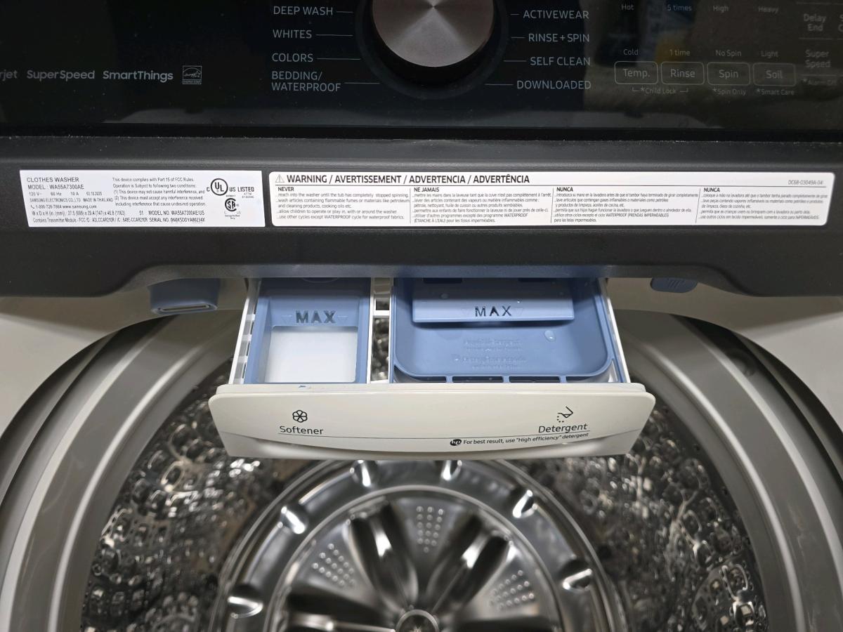 Samsung SuperSpeed Top Load Washer Like New - Cibolo, Texas - FleaMarketBay