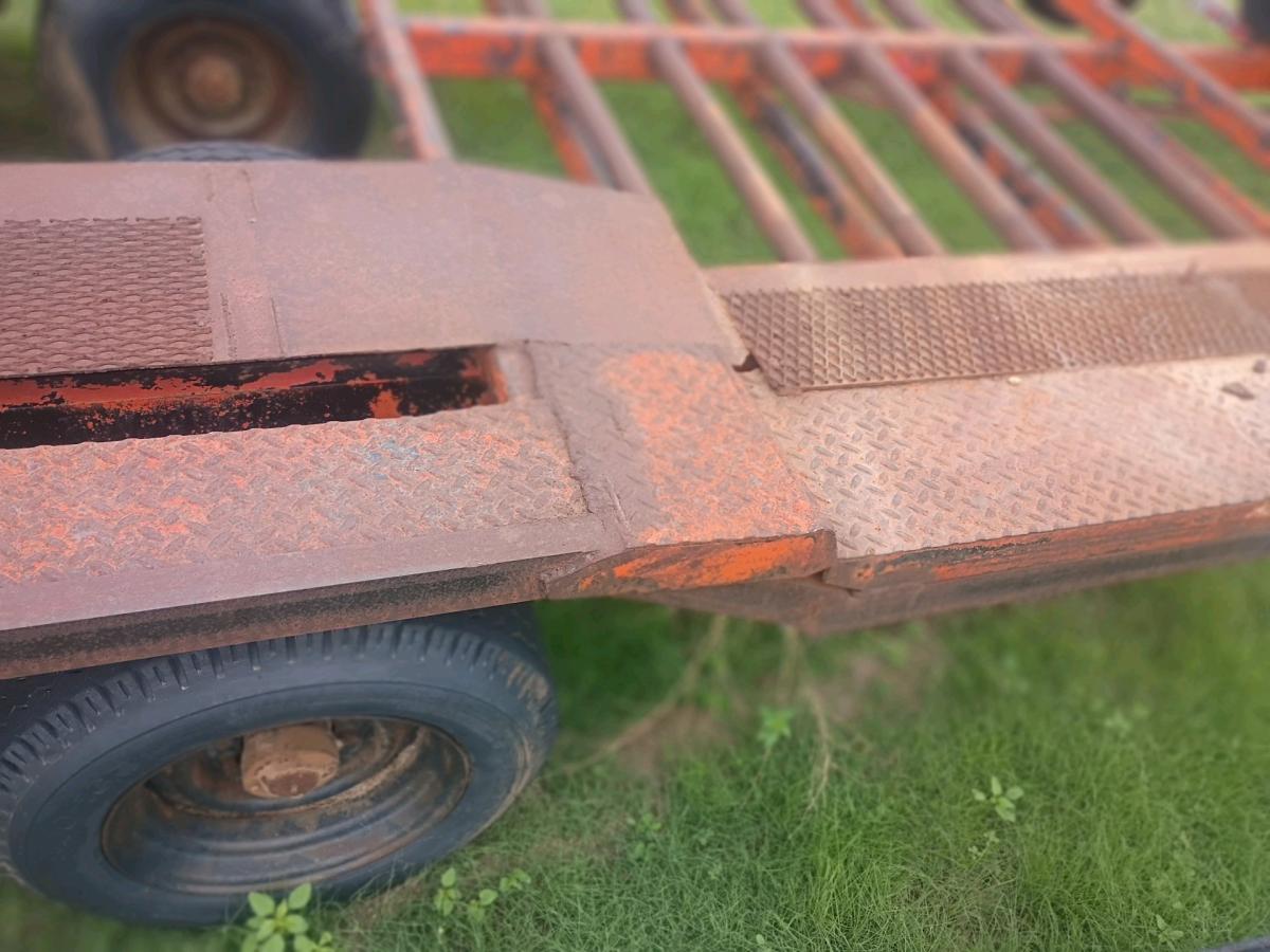 Vintage Donahue Implement Carrier Trailer - Plainview, Texas - FleaMarketBay