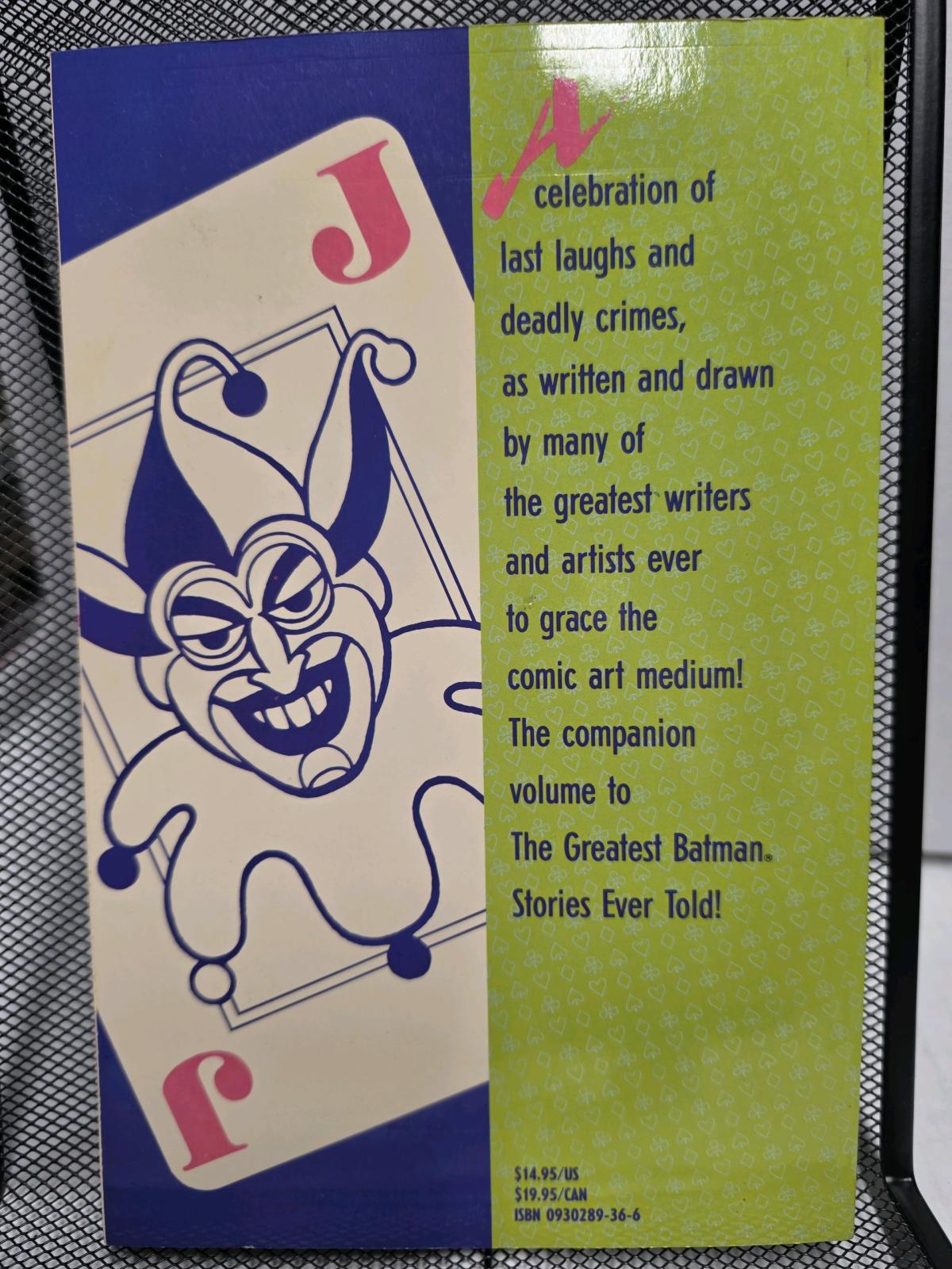 The Greatest Joker Stories Ever Told 1988 Batman DC Comics - Cornell, Illinois - FleaMarketBay