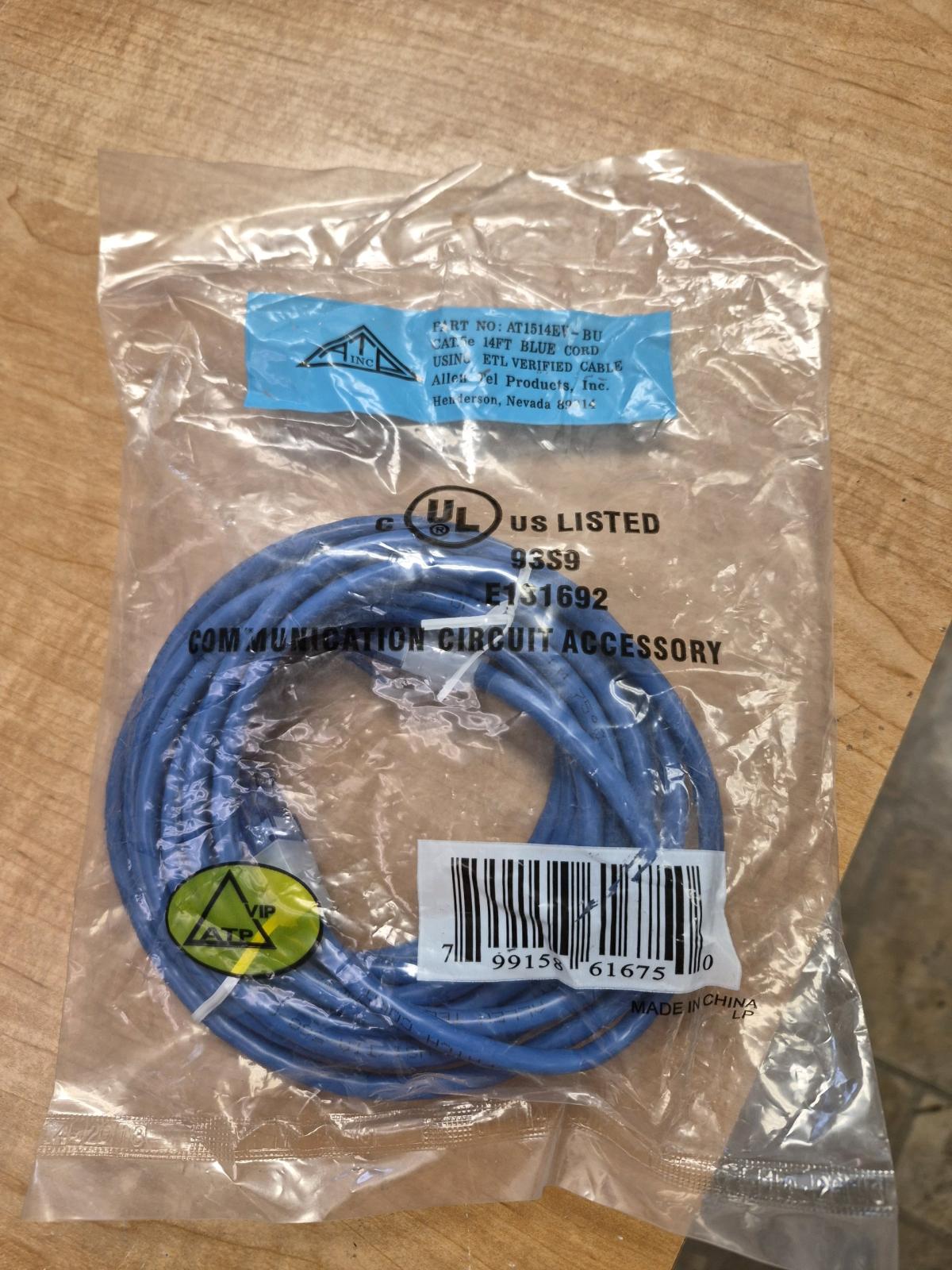 Lot 18 pcks ETL VERIFIED CABLE - Franklin, Ohio - FleaMarketBay