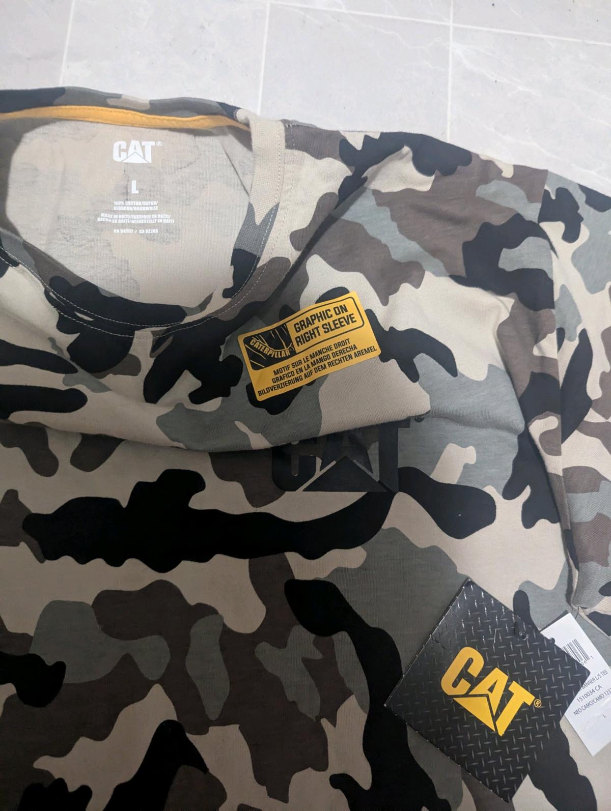 Mens Caterpillar long sleeve shirt - Chicago, Illinois - FleaMarketBay
